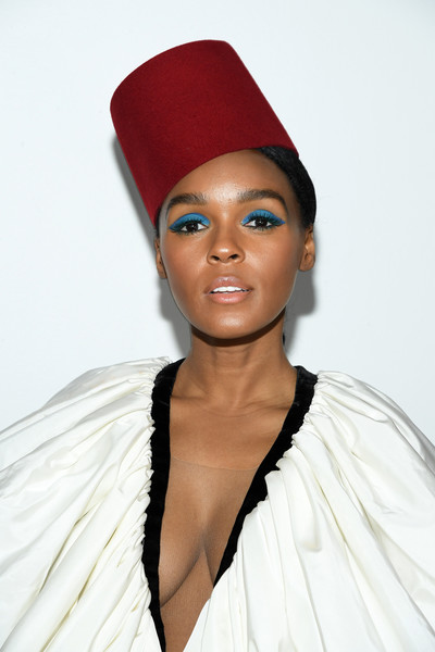 Who What Wear: Janelle Monae Reigns Supreme In Giambattista Valli Red Fez