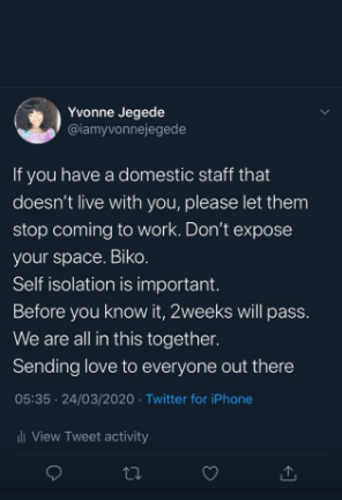Free Your Domestic Staff - Yvonne Jegede Advises