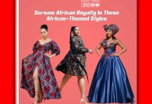 Scream African Royalty In These African-Themed Ankara Styles