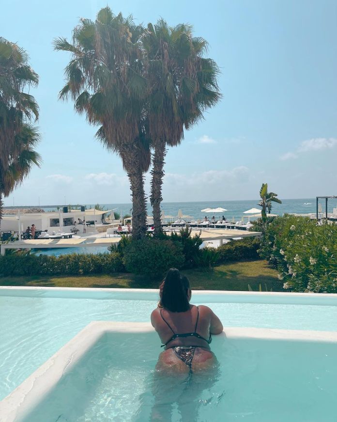 BBNaija's Dorathy Bachor Shows Off Her Full Chest As She Hits The Beach 3