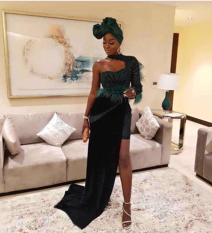 Look Every Inch Ravishing In These Dark Green Aso Ebi Styles 12