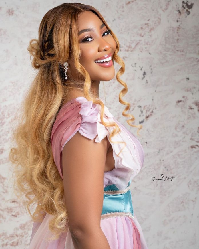 #Cute! Erica Nlewedim Is The Perfect Disney Princess In This Stunning Outfit 1