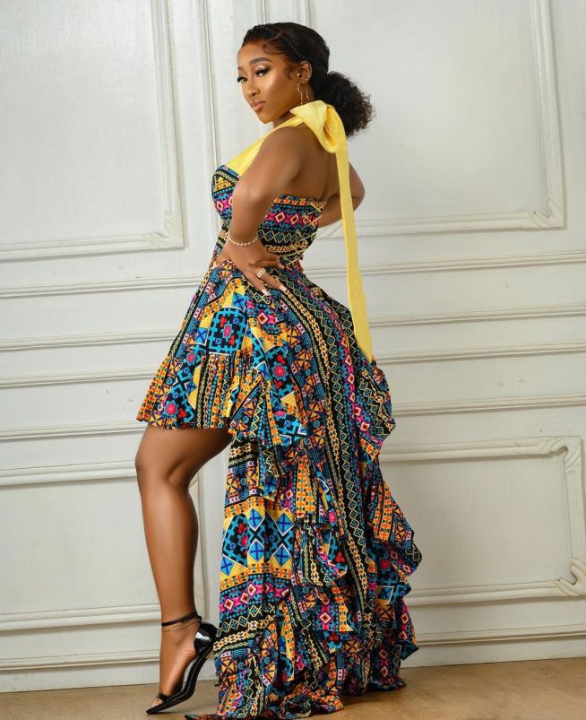 BBNaija Esther Is A Gem Making Ankara Look Resplendent 2 esther