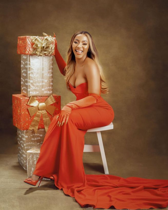 Yummy! Mercy Eke Is A Sexy Santa, My Gawd 2 mercy eke