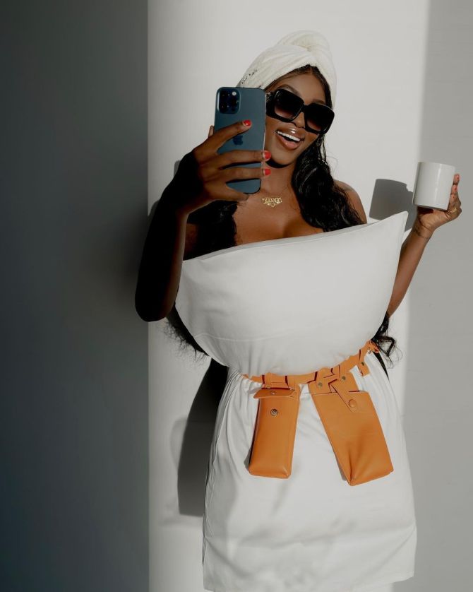 KOKOnista! BBNaija Ka3na Makes The #PillowChallenge Look Sexy 2 ka3na