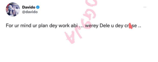 Werey Dele You Dey Crase - Davido Fires Back At Cousin Dele Adeleke 3
