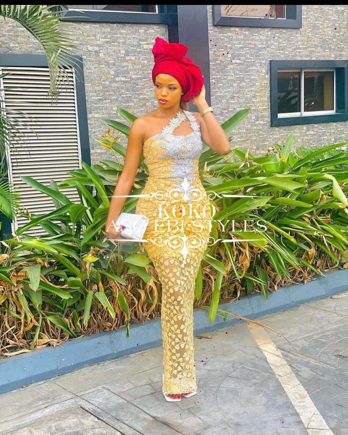 Look Rich In These Fabulous Yellow Aso Ebi Styles 29