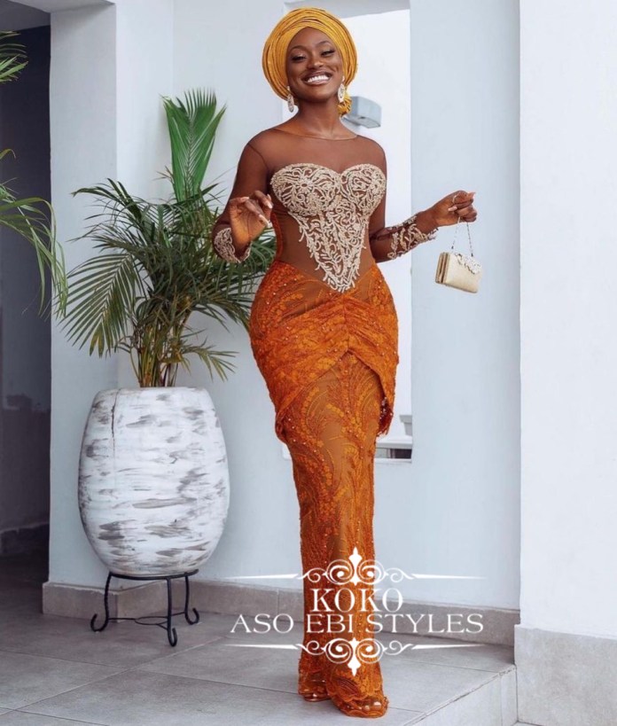 Look Forever Young In These Evergreen Aso Ebi Styles 1