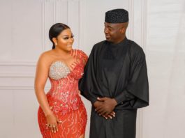 Mercy Aigbe Flaunts Her New Hubby As She Celebrates His Birthday