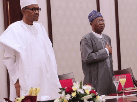 Buhari and Lai Mohammed