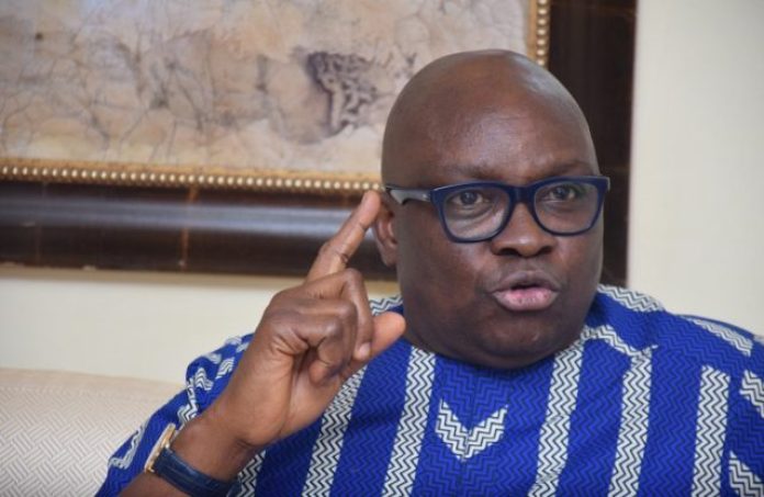 Former Governor Ayo Fayose Rides On Okada Due To Lagos Traffic 3 Fayose slams Buhari