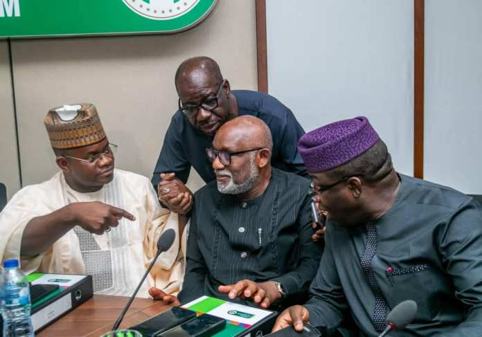 Yahaya Bello, Godwin Obaseki, Rotimi Akeredolu, Kayode Fayemi KOKO TV NG1