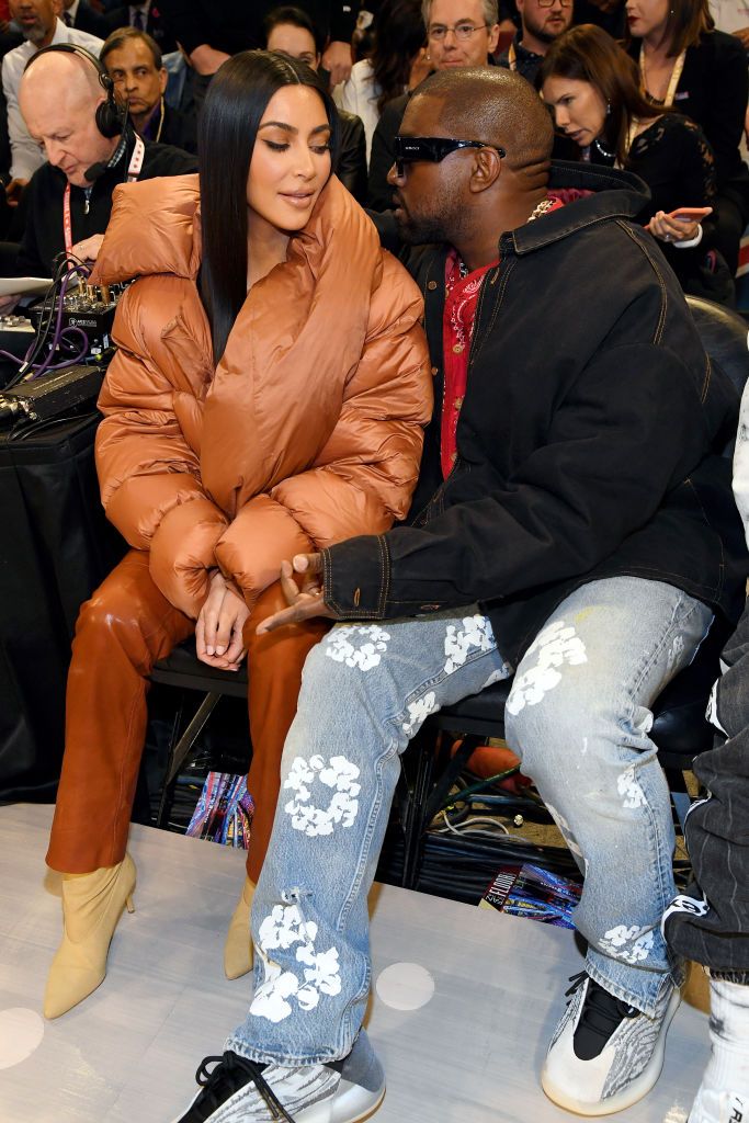 Kanye West and Kim Kardashian