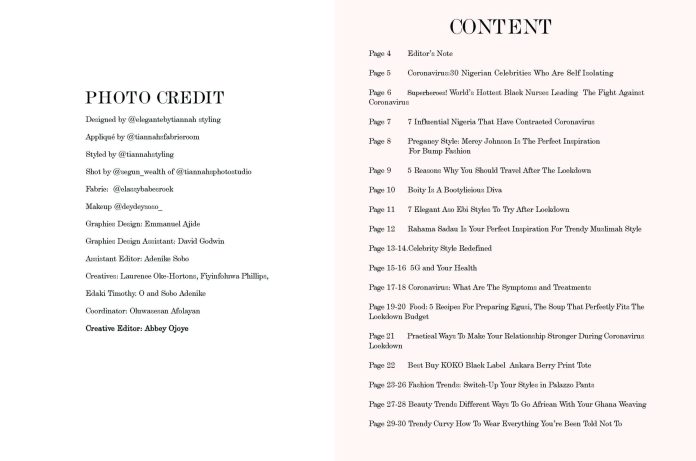 Toyin Lawani Is The Cover Star Of The KOKO Magazine Special Coronavirus Issue