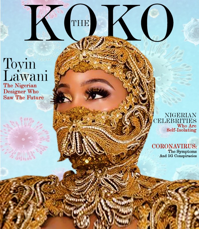 Toyin Lawani Is The Cover Star Of The KOKO Magazine Special Coronavirus Issue