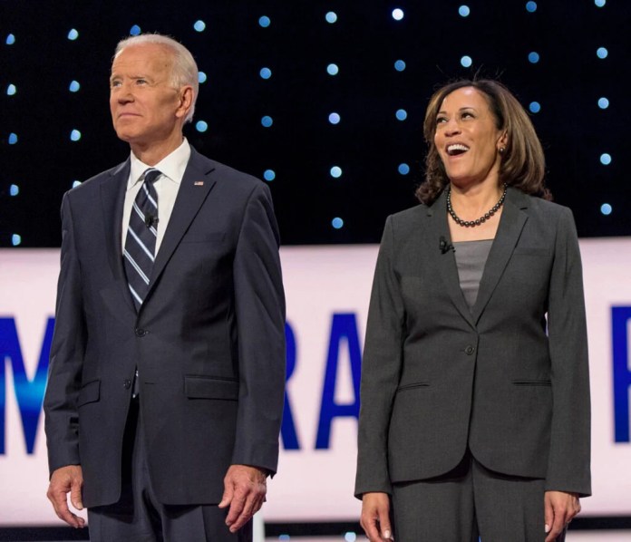 Joe biden and Kamala Harris