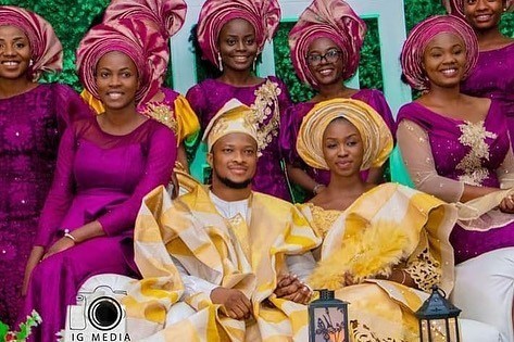 PHOTOS From Lawrence Oyor And Darasimi Mike- Bamiloye's Traditional Wedding