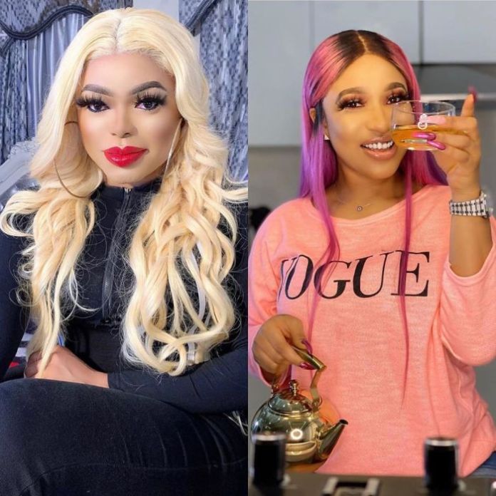 Bobrisky and Tonto Dikeh