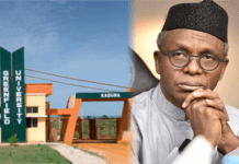 Greenfield University Kaduna and El-Rufai