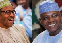 Buhari and Garba Shehu