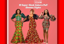 Ankara Styles Puff sleeves