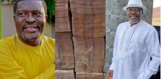 Drama As Obi Cubana Makes Sign Of The Cross As Actor Kanayo O. Kanayo Sprays Him Money At His Mother’s Burial (Video)