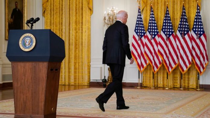 Joe Biden Points Finger At Afghanistan Government And Donald Trump As He Stands Squarely Behind Decision To Withdraw Troops 6