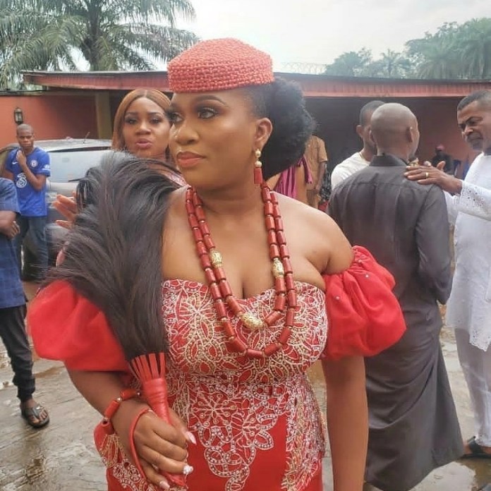 Stunning Photos From Ubi Franklin's Ex, Sandra Iheuwa Wedding 4