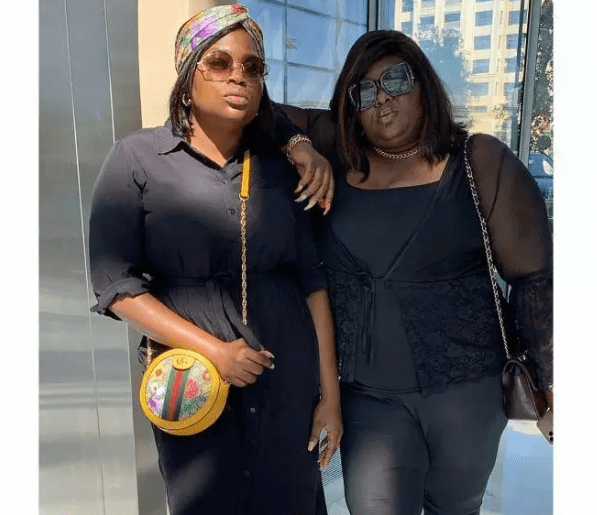 Make I Hit Gym Before Eniola Badmus Becomes Slimmer Than Me o!!! - Funke Akindele Says With The Recent Picture Of The Actress 1 Funke Akindele and Eniola Badmus