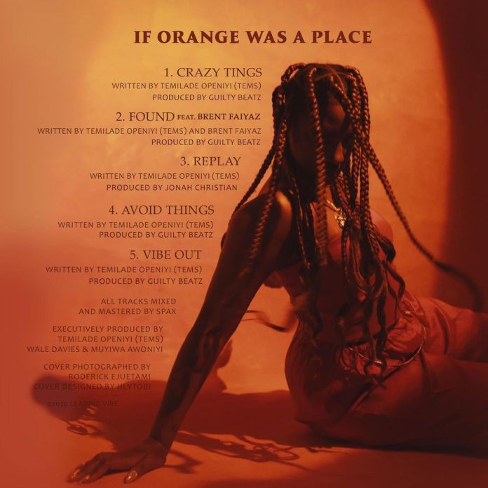 Music Review: Tems Sheds Light Into Her Unique Personae On The EP 'If Orange Was A Place' 3 tems