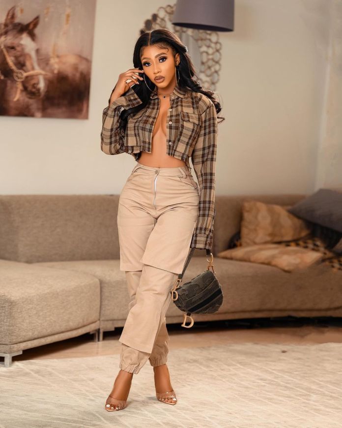 Mercy Eke Flaunts Her Sexy Cleavage In This Mouth-Watering Outfit 2 mercy eke