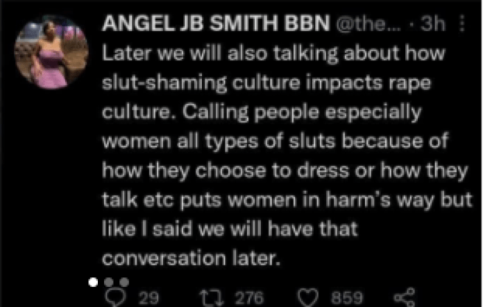 BBNaija Angel Smith Schools Trolls Who Told Her To Dress The Way You Want To Be Addressed 2