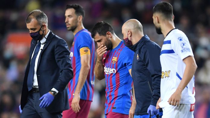 Sergio Aguero Taken To Hospital For Cardiac Test After Struggling To Breathe In Barcelona Match 2