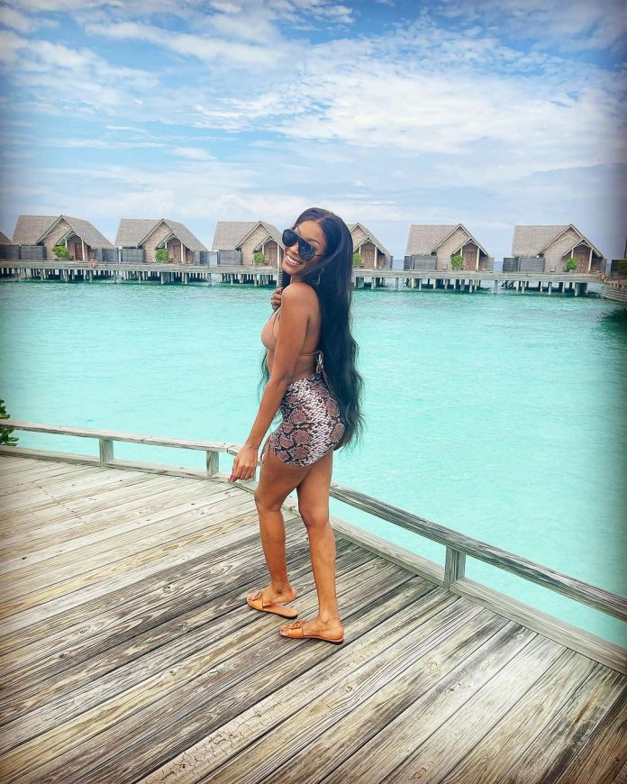 Ronke Tiamiyu Is All Shades Of Creamy Cuteness In This Sexy Bikini Two-Piece 1 ronke tiamiyu
