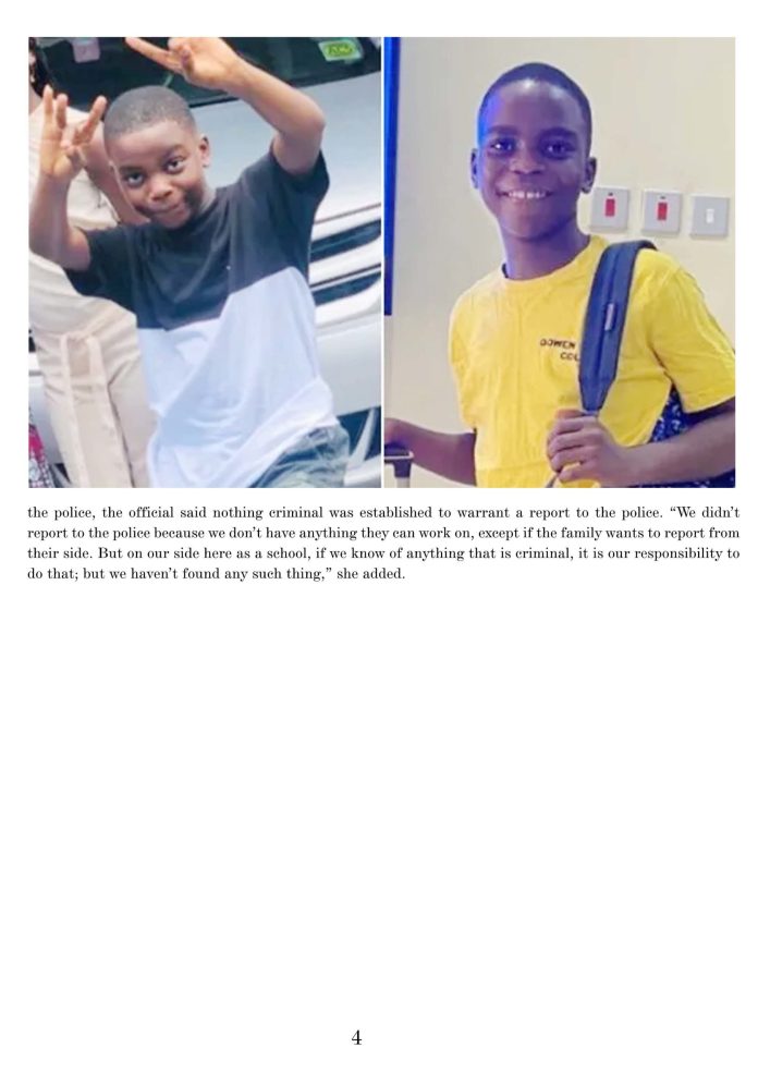 KOKO Weekly: Justice For Sylvester Oromoni...The Tragic Killing Of A 12 Year Old Boy Bullied At Dowen College 5