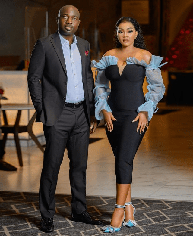 “Alhaji And Hajia Kazim Adeoti” - Mercy Aigbe Continues To Pepper Her Haters As She Changes Her Name 1 Mercy Aigbe and Kazim Adeoti