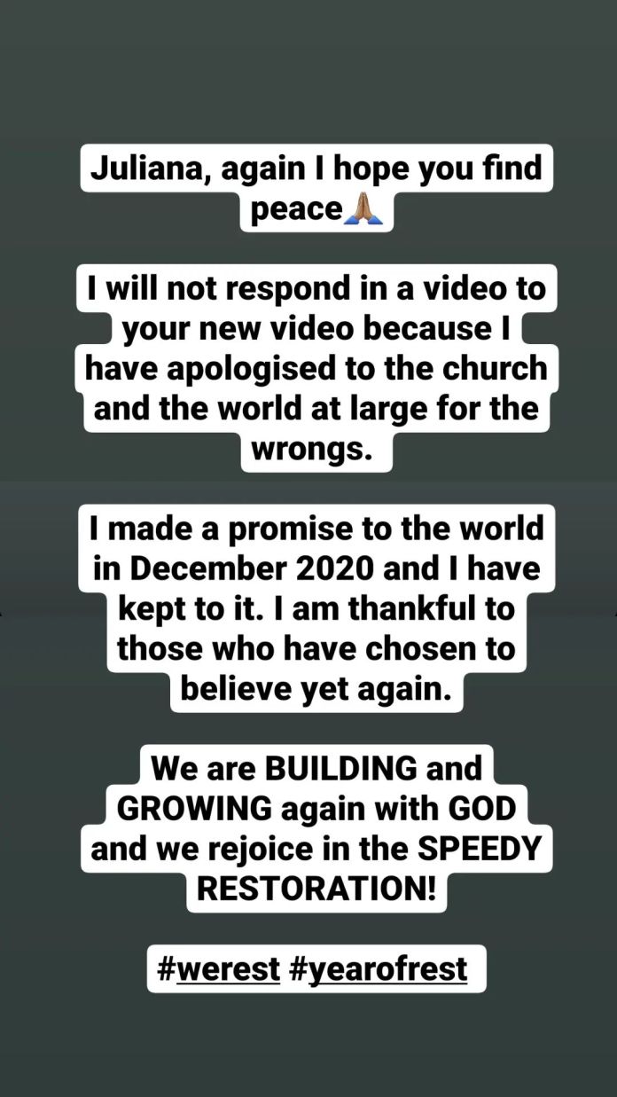 "I Am Ready To Stand Before Any Court", I Didn't Sexually Abuse Juliana Olayode's Sister - Timilehin Adigun 2