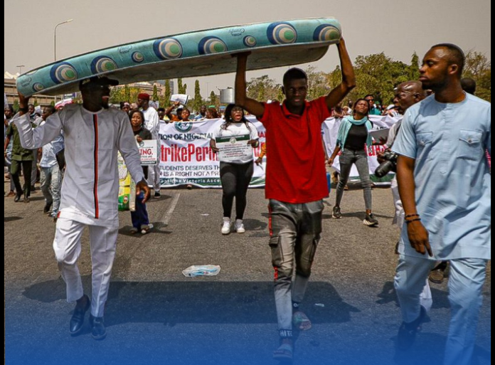 NANS Protest Incessant ASUU Strike, Demand Immediate Resolution