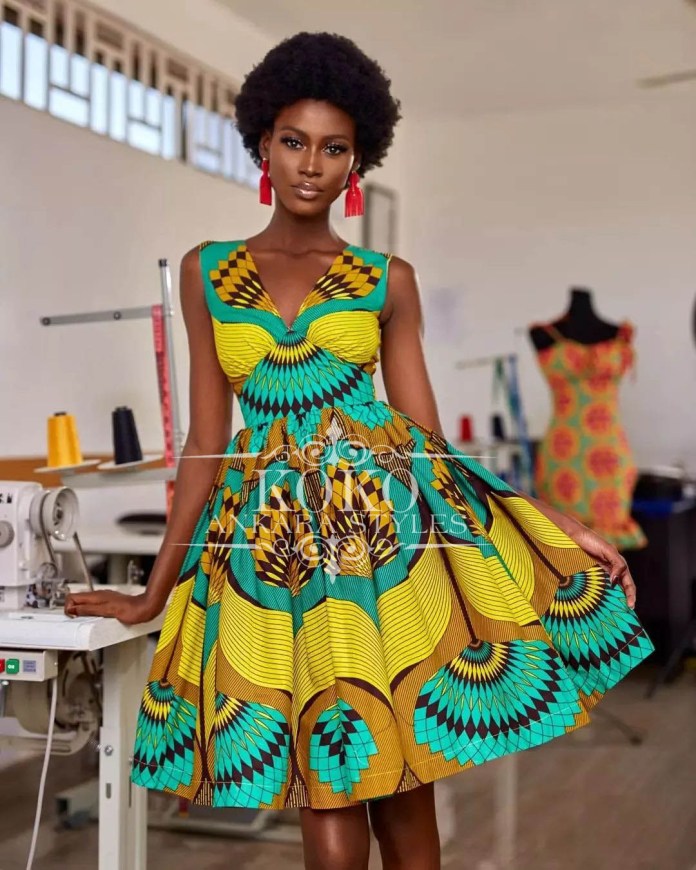 Ankara Axim Dress
