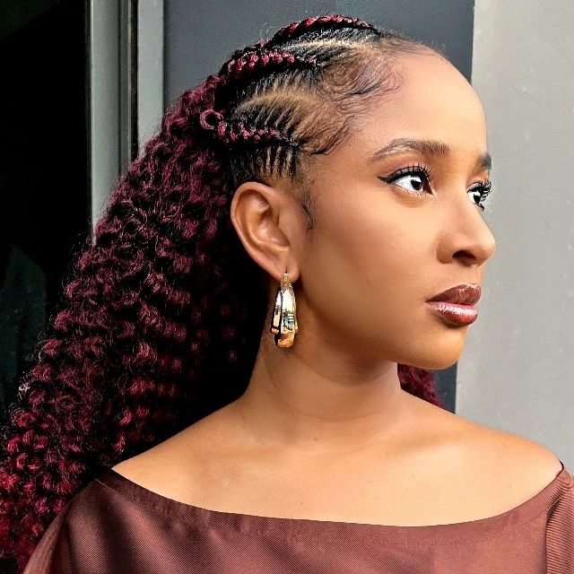 I Can't - Omoni Oboli Reacts To Adesua Etomi-Wellington Dumping Wigs For Cornrows 5 nigerian celebrities to get ghana weaving inspiration from