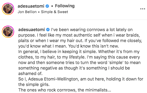I Can't - Omoni Oboli Reacts To Adesua Etomi-Wellington Dumping Wigs For Cornrows 2