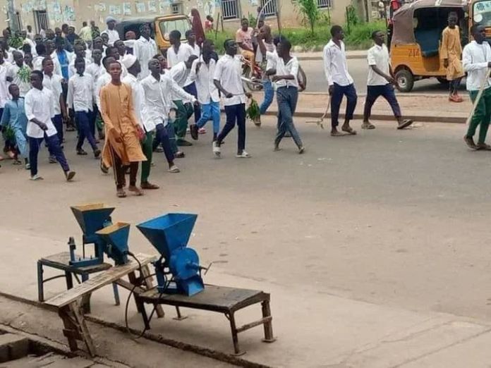 Bauchi Students Protest Separation Of Boys From Girls In Their Schools 3 Bauchi Student Protest