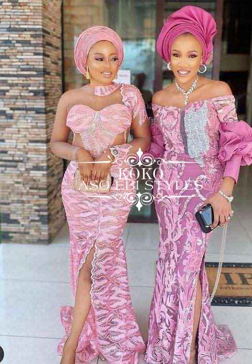 Feel Sexy Everyday In These Peng Pink Aso Ebi Styles 3