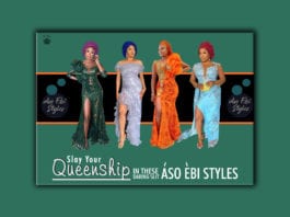 Slay Your Queenship In These Daring Slit Aso Ebi Styles