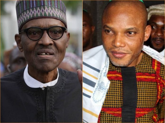 President Buhari and Nnamdai Kanu KOKO TV Nigeria