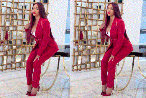 toke makinwa in red koko tv ng