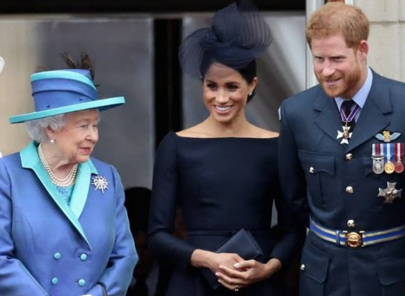 prince harry and megan markle and queen elizabeth koko tv ng