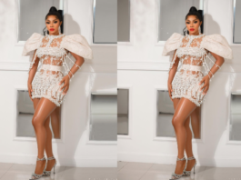 Toke Makinwa Is Looking Like A Million Dollar Bill In This Beaded Dress