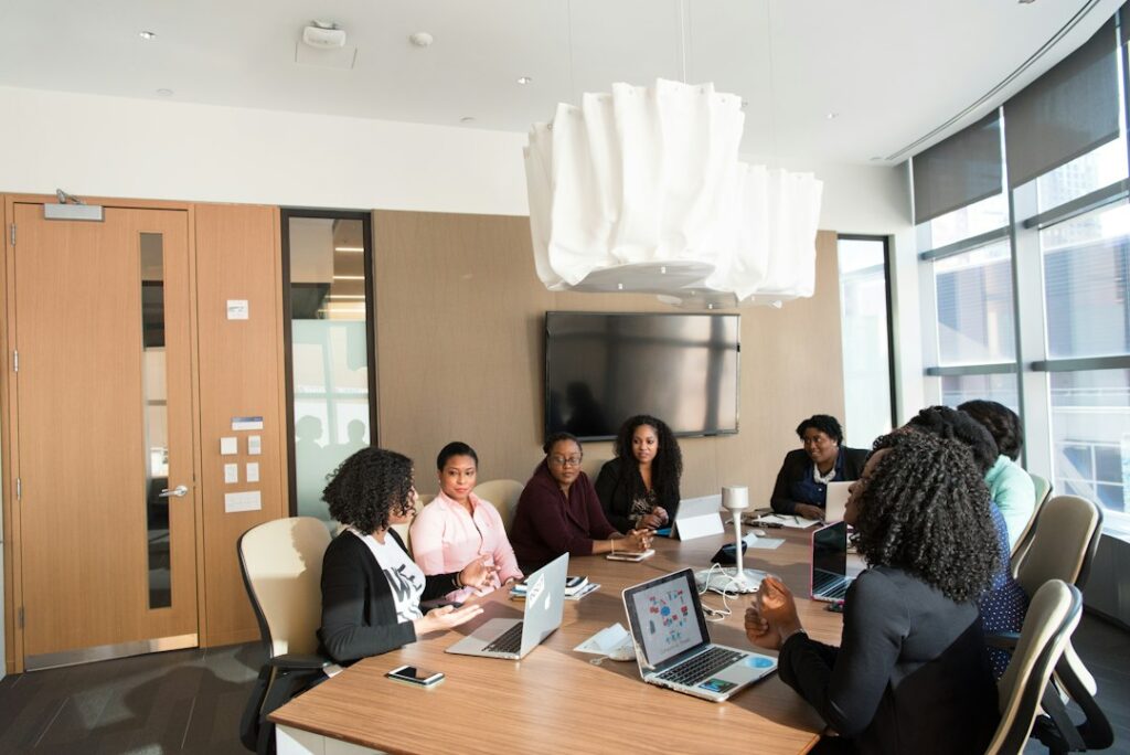 African business professionals